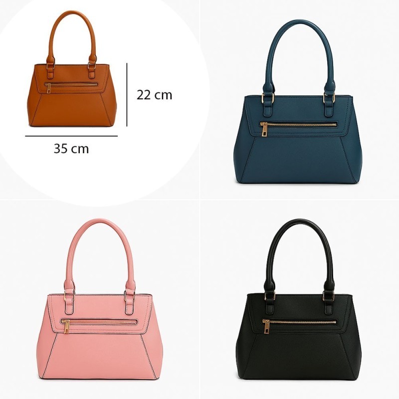 Bolsa Feminina Transversal De Ombro Com Bolso Frontal