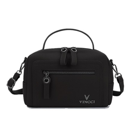 Bolsa Feminina Transversal Com 4 Bolsos e Alça Removível