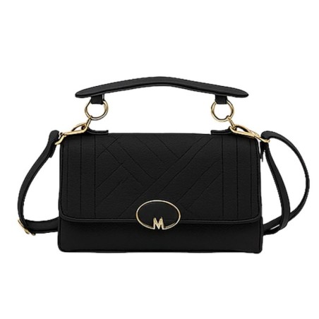 Bolsa Transversal Feminina Quadrada Com Fecho Magnético