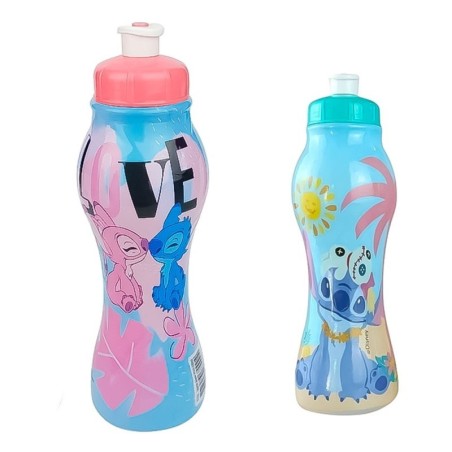 Garrafa Squeeze Sleeve Stitch Em Plástico 450ml