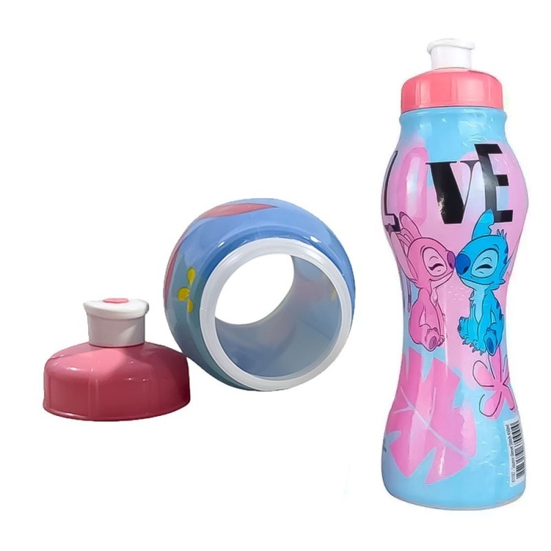 Garrafa Squeeze Sleeve Stitch Em Plástico 450ml