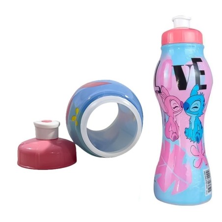 Garrafa Squeeze Sleeve Stitch Em Plástico 450ml