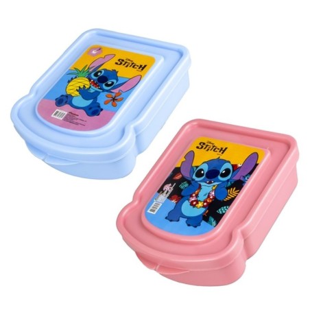 Kit Recreio Stitch Lancheira E Garrafinha 250ml