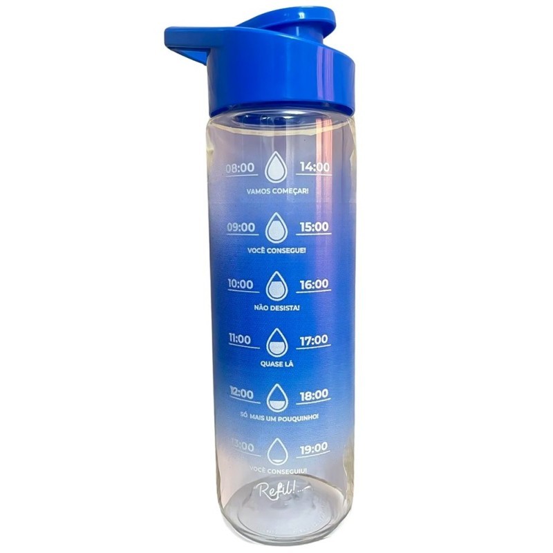 Garrafa Squeeze Bicolor 700ML Com Alça De Mão