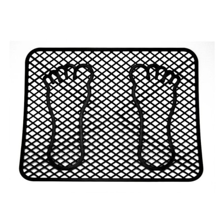 Tapete De Piso Retangular Para Banheiro 45cm x 36cm