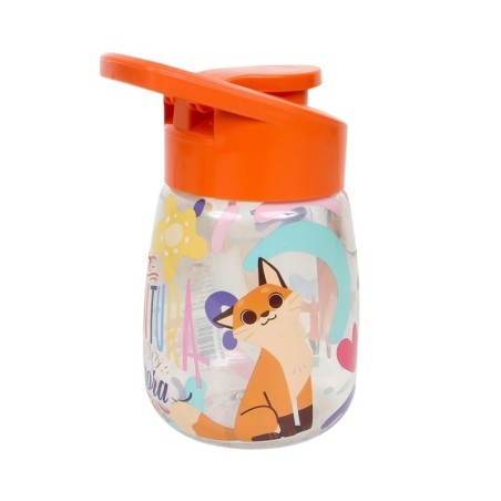 Garrafa Com Tampa Abre E Fecha Squeeze Sleeve 450ml 2