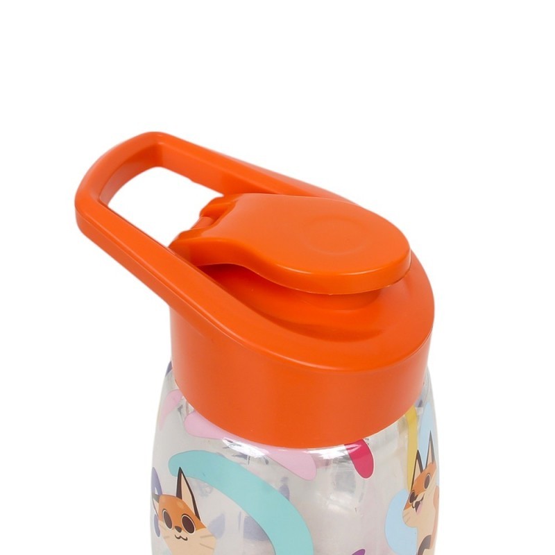 Garrafa Com Tampa Abre E Fecha Squeeze Sleeve 450ml