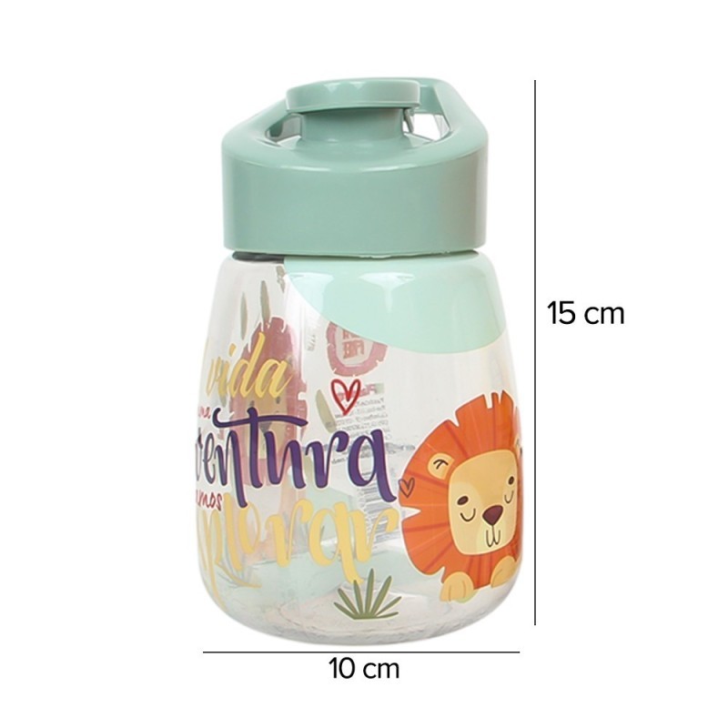 Garrafa Com Tampa Abre E Fecha Squeeze Sleeve 450ml