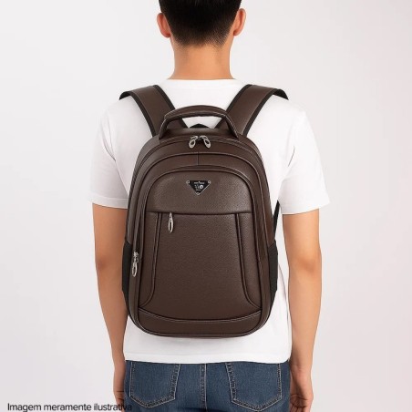 Mochila Masculina Pequena Impermeável Cabo De Aço - Feira Da Madrugada SP
