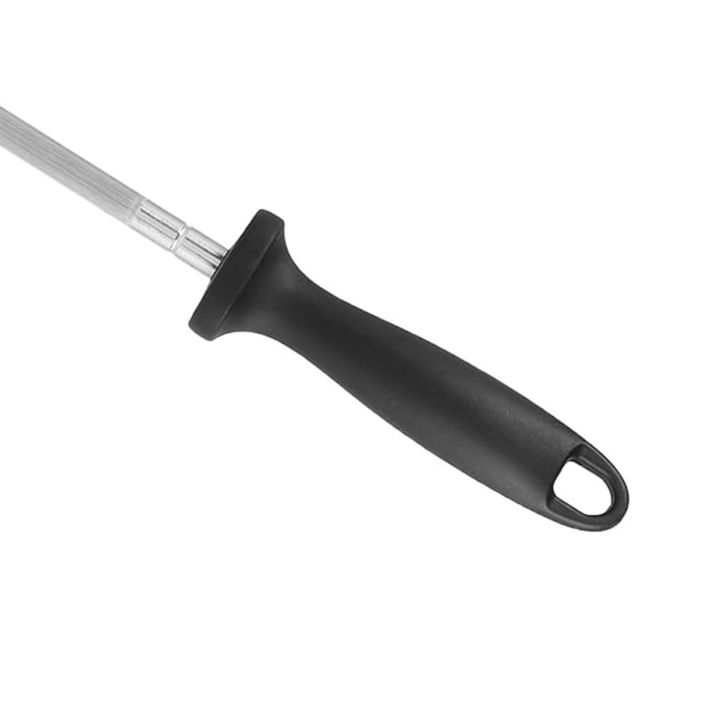 Chaira Afiador De Facas Cozinha Em Aço Inox 19cm