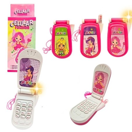 Mini Celular De Brinquedo Fashion Com Som E Luzes