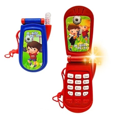 Mini Celular De Brinquedo Legal Com Som E Luzes