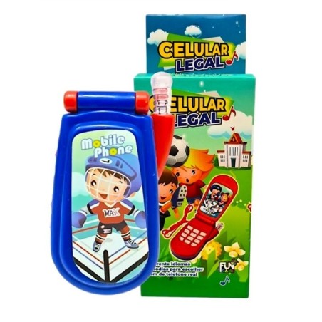 Mini Celular De Brinquedo Legal Com Som E Luzes