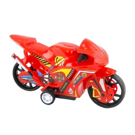 Brinquedo Mini Moto De Corrida Pull Back A Fricção