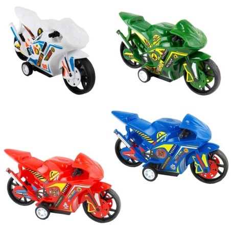 Brinquedo Mini Moto De Corrida Pull Back A Fricção
