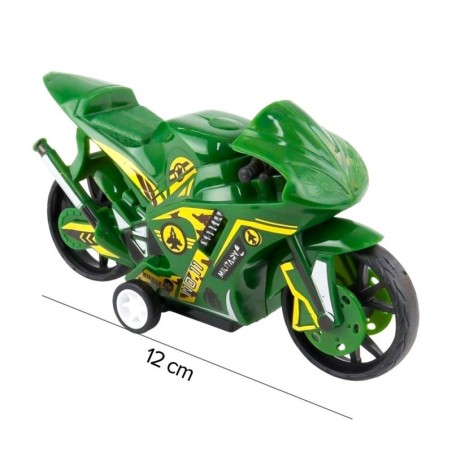 Brinquedo Mini Moto De Corrida Pull Back A Fricção