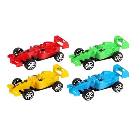Kit 4 Carrinhos De Corrida Coleção Colors Roda Livre