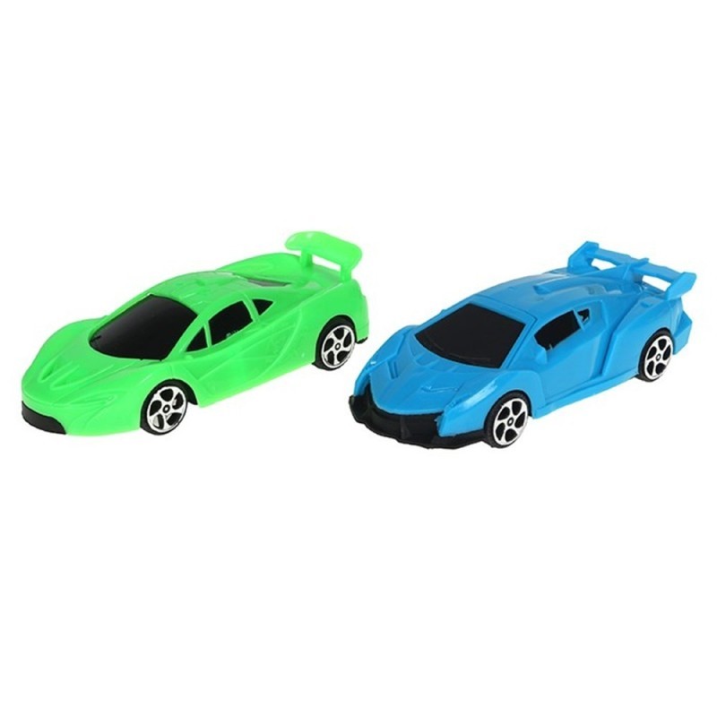 Kit 2 Carrinhos De Corrida A Fricção Brinquedo Infantil