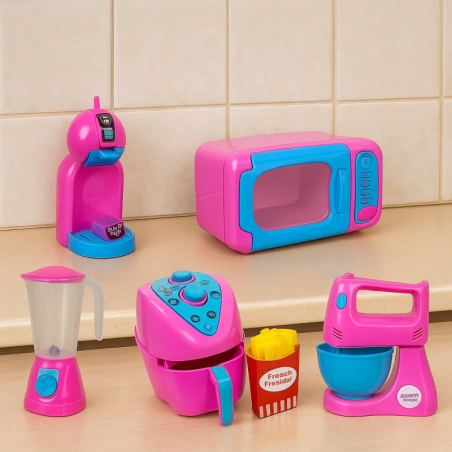 Kit Brinquedo Cozinha Faz De Conta Chef Kids De 7 a 12 Peças