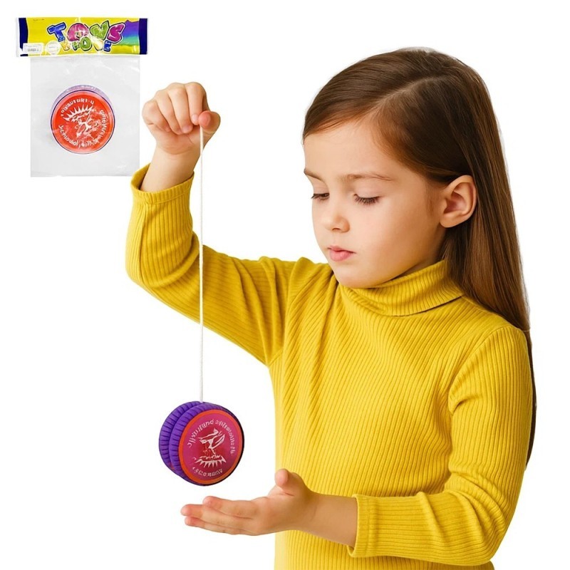 Brinquedo Ioiô De Plástico Com Luz A Bateria