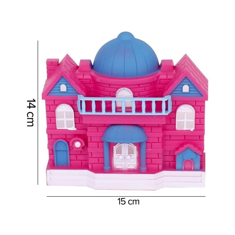 Brinquedo Minha Casinha Colorida Com 4 Acessórios
