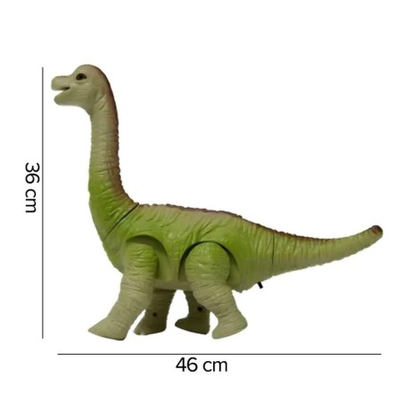 Dinossauro Braquiossauro Com Luz E Som Projetor Infantil