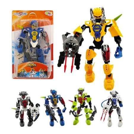 Brinquedo Super Robo De Batalha Hero Squad Combinável