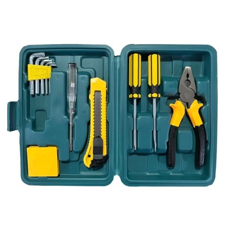 Kit Mini Caixa De Ferramentas Multiuso Com 11 Peças 2