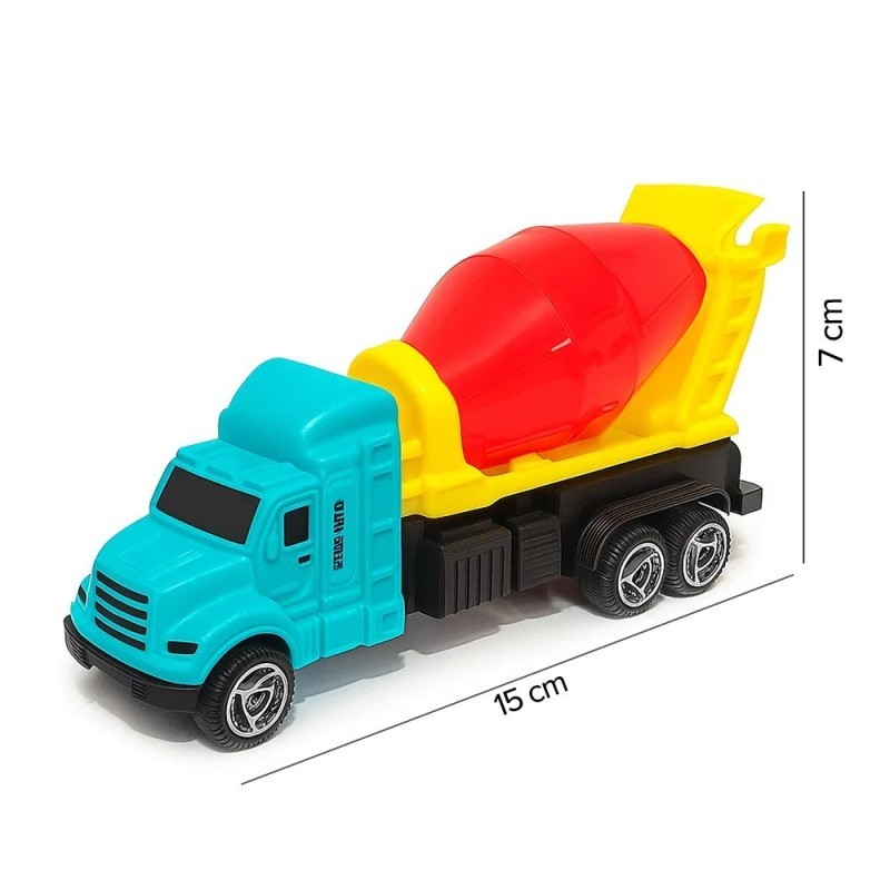 Brinquedo Caminhão De Construção A Fricção Mini Obras