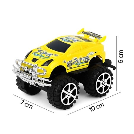 Brinquedo Mini Carrinho Racing A Frição De Plástico