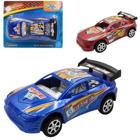 Brinquedo Carrinho A Fricção Corrida 15cm Possantes
