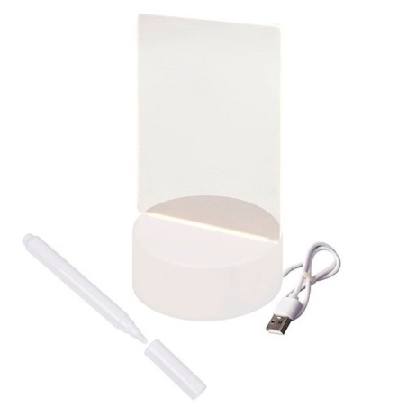 Luminária Led De Mesa Com Tela Para Escrever