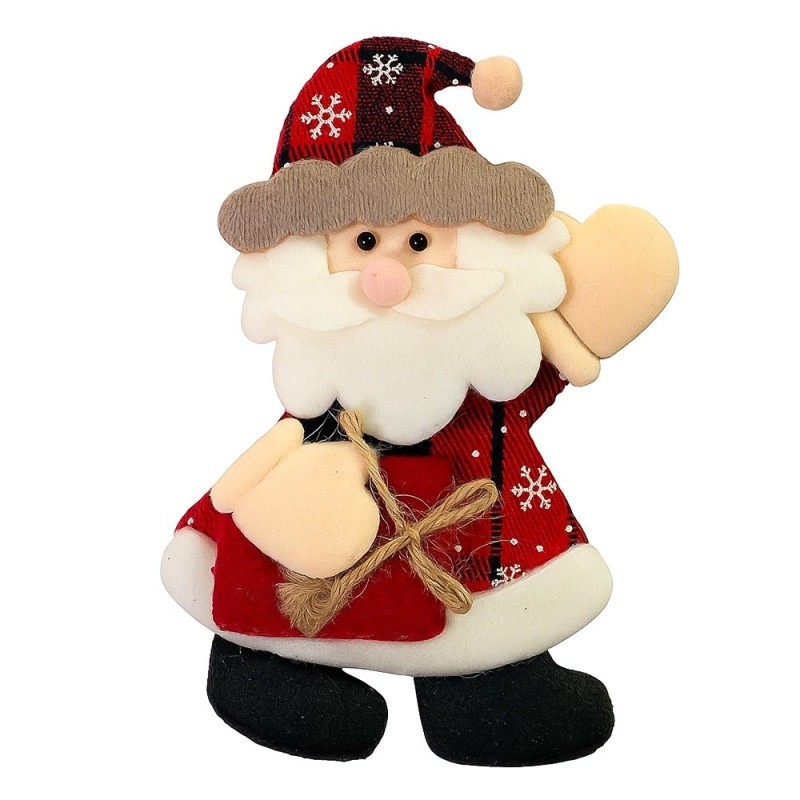 Enfeite Pendente Boneco Natalino 17cm De Pendurar