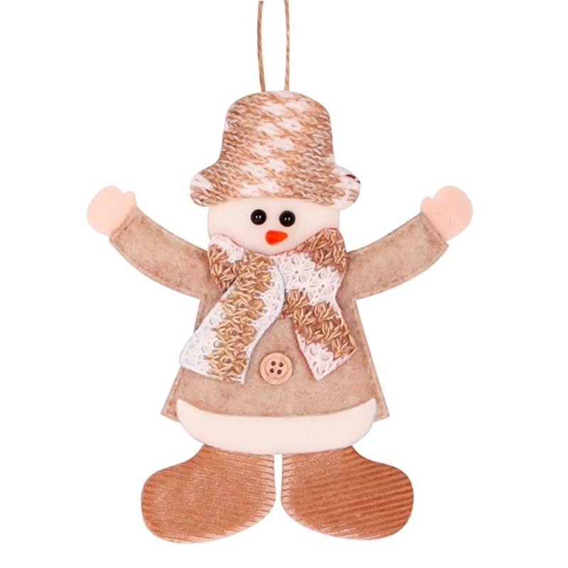 Enfeite Boneco De Neve Papai Noel Royal De Pendurar