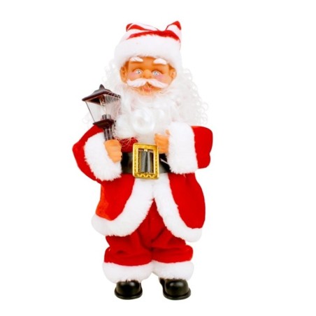 Papai Noel Com Luminária Musical Com Luz E Movimento