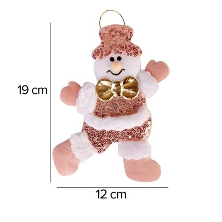 Enfeite Noel E Boneco De Neve Shine De Pendurar