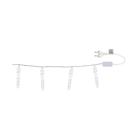 Pisca Pisca Pêndulo Cristal Branco 127V 5 Metros Com 20 LEDs
