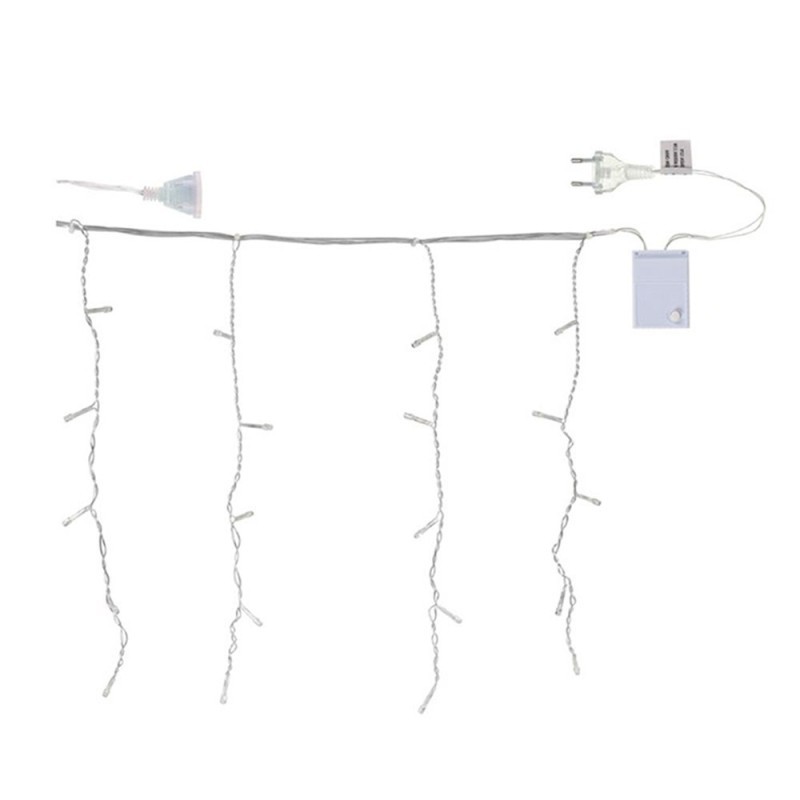Pisca Pisca Cortina Branco Quente 100 Lâmpadas LEDs 127v