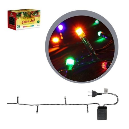 Pisca Pisca Colorido 100 Lâmpadas LEDs 8 Metros 127V 8 Funções
