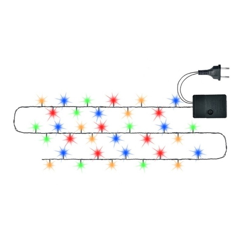 Pisca Pisca Colorido 100 Lâmpadas LEDs 8 Metros 220V 8 Funções