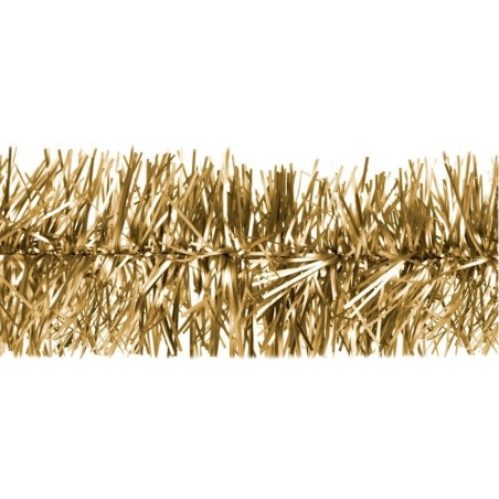 Enfeite Festão Fosco Dourado Fino Para Árvore Natal 2 Metros