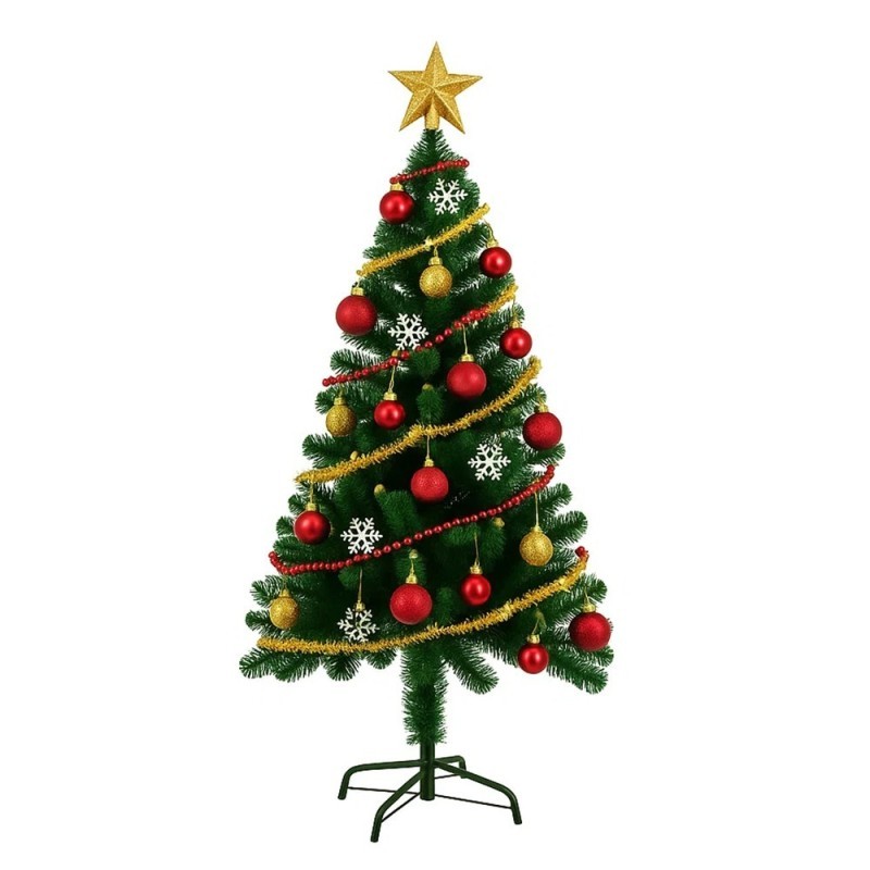 Árvore De Natal Verde 150cm Com 240 Galhos Grande