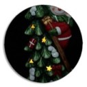 Enfeite Árvore De Natal Com Papai Noel De Porcelana Com Led
