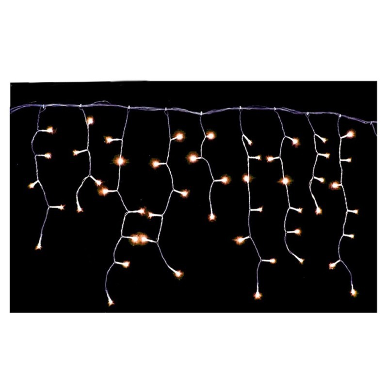 Pisca Pisca Cascata Branco Quente 100 LEDs 220v