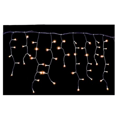 Pisca Pisca Cascata Branco Quente 100 LEDs 220v