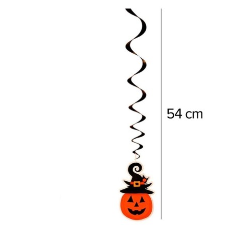 Enfeite De Halloween 6 Pçs Espiral Figuras Sortidas