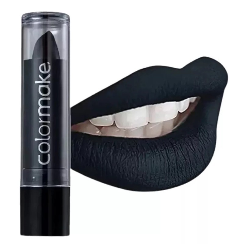 Batom Cremoso 3,5g Halloween Preto ColorMake