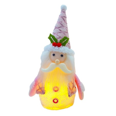 Enfeite Boneco Natalino Com Led Variado 25CM