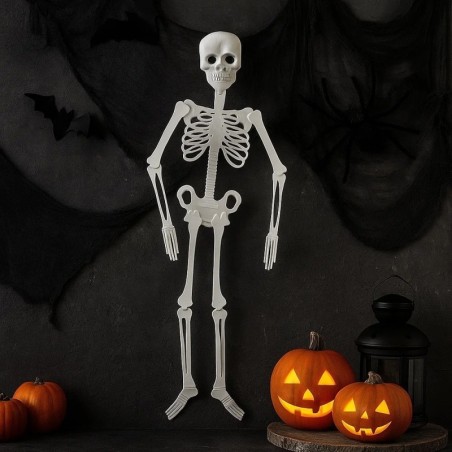 Enfeite Esqueleto Halloween Grande Decorativo 90cm