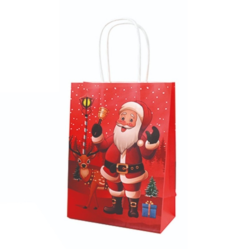 Sacola Presente De Papel Natalina Variado 25CM